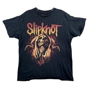 Slipknot Reaper T Shirt Mens Large Black Graphic Print Music Metal Rock Tee